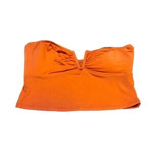 Ralph Lauren Ladies Size Medium Orange Swim bikini Swim Top
